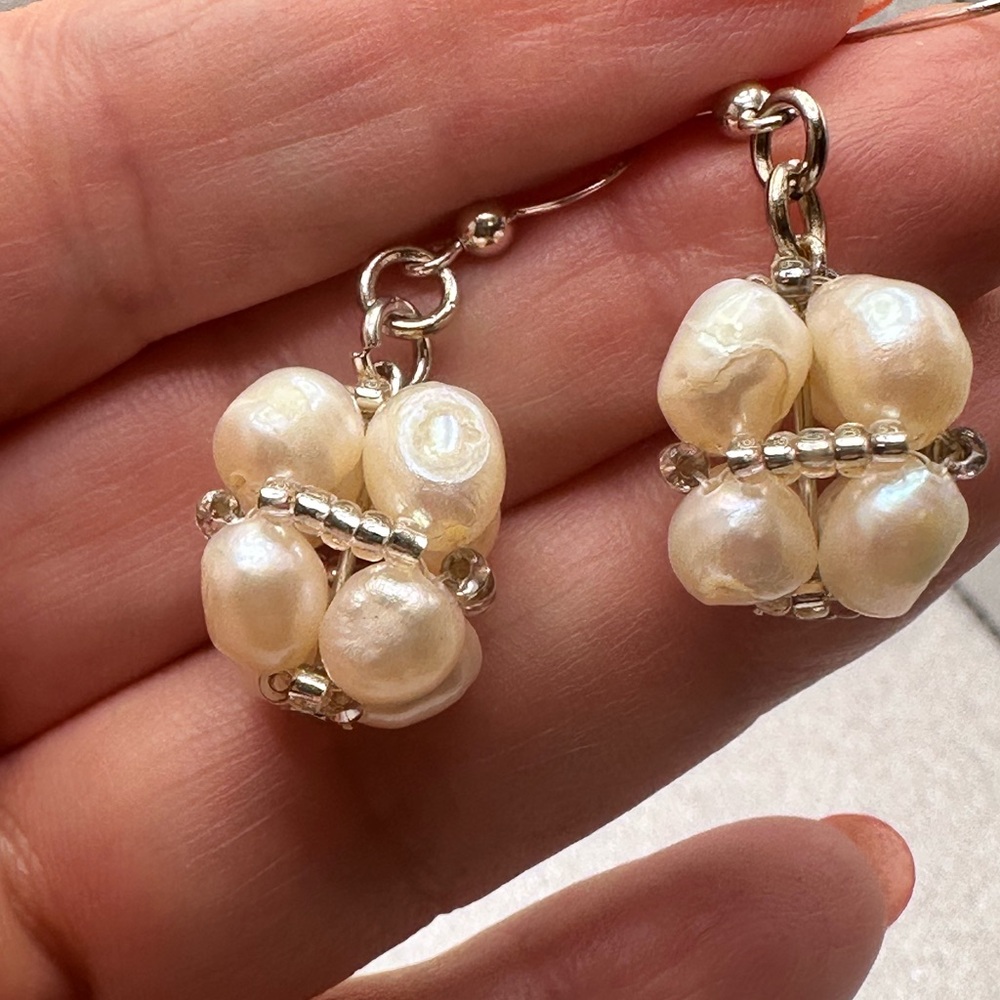 Fresh water Pearl earrings - Picture 4 of 6
